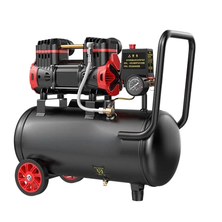 Portable Mini Electric Air Compressor Silent Piston Oil-Free Industrial Compressors For Painting With Spray