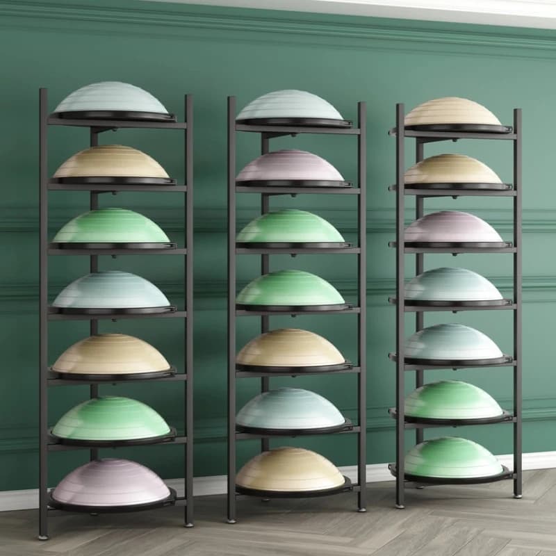 Gym Speedball Stand Balance Yoga Ball Storage Rack