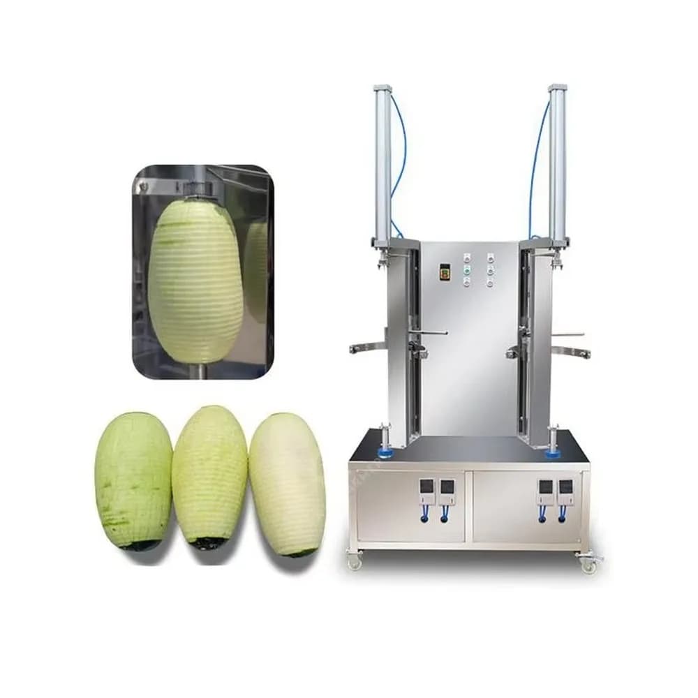 Commercial Pumpkin Peeling Machine Stainless Steel Papaya Peeler High Efficiency Electric Fruit Vegetable Processing