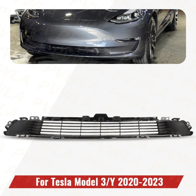 Center Grille 1493759-00-A For Tesla Model 3/Y 2020 2021 2022 2023 Car Accessories Front Bumper Middle Grill Net