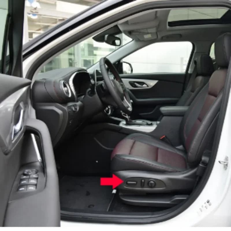 For Chevrolet Blazer 2019-2021 Carbon fiber style headlight adjuster/Seat adjuster switch trim automotive accessories