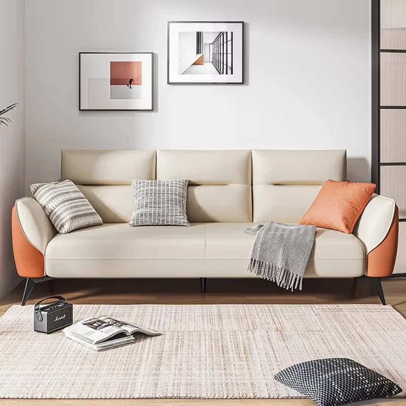 Cute Comfortable Unique Couches Simple Square Foam Solid Wood Lounge Sofa Modern Designer Divano Moderno Unique Furniture