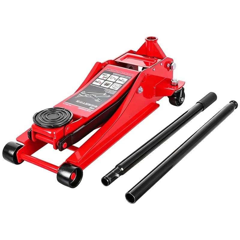 New horizontal hydraulic double pump ultra-low jack, special tire repair tool