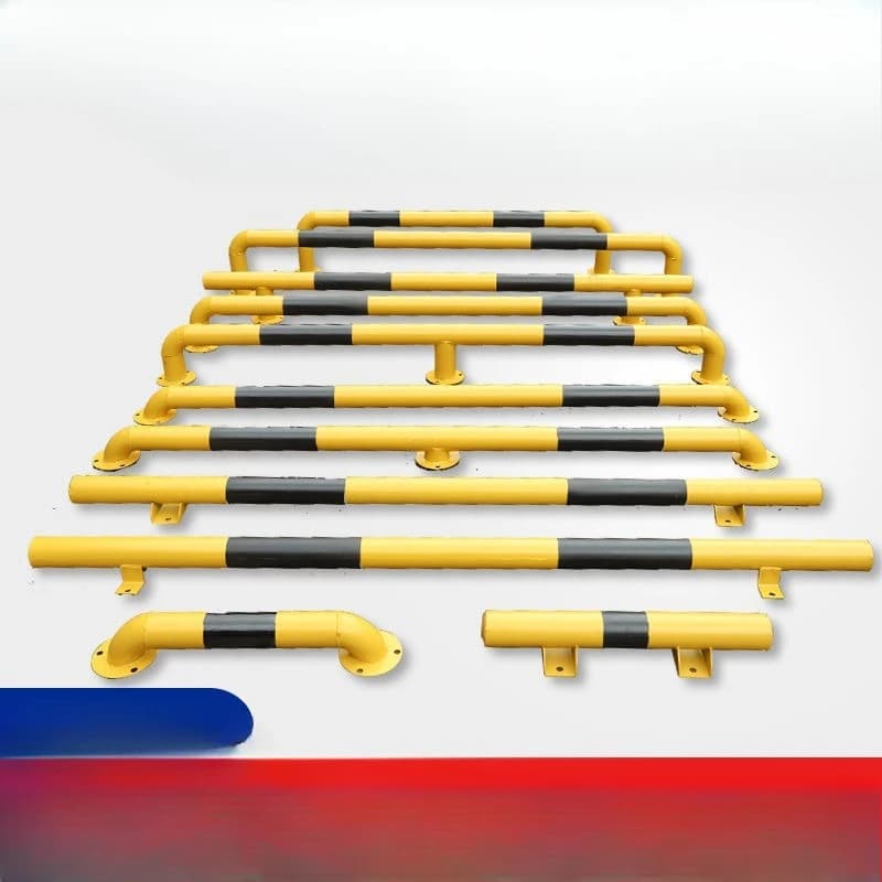 Guardrail parking space retractor positioning M type anti-collision garage, parking lot car limiter