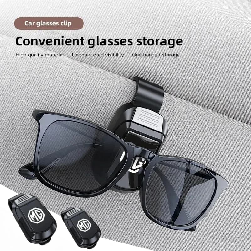 Car Glasses Clip Car Sunglasses Holder For MG ZS MG4 EV HS MG3 MG5 EV Marvel R MG ONE MG GT MG HS PHEV