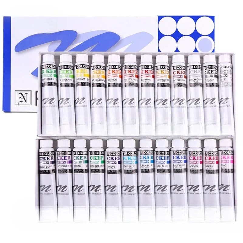 Opaque watercolor paint set, Nijia advertising paint for art students