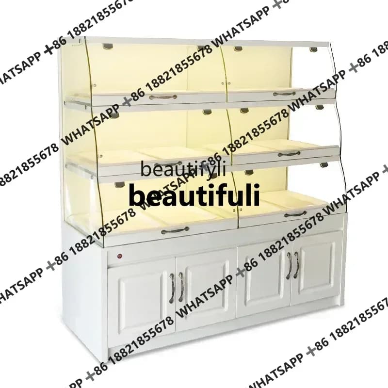 zzCustomized Bread Display Cabinets Drawer-Style Zhongdao Glass Commercial Side Cabinet Cake Shop Shelf Display Stand