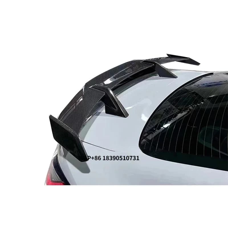 Mp Style Dry Carbon Fiber Rear Spoiler  for G8x G80 G82 M3 M4 Rear Wing 2021+