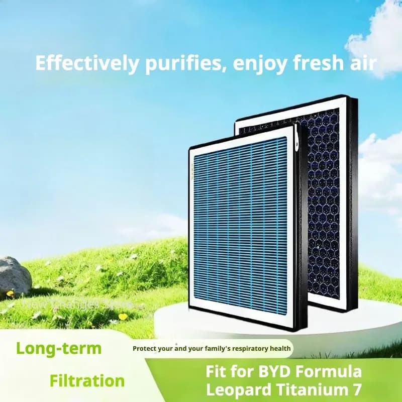For BYD Ti 7 2025 2026 Activated Carbon Air Filter Cartridge Matching Tool Air Conditioning Filter