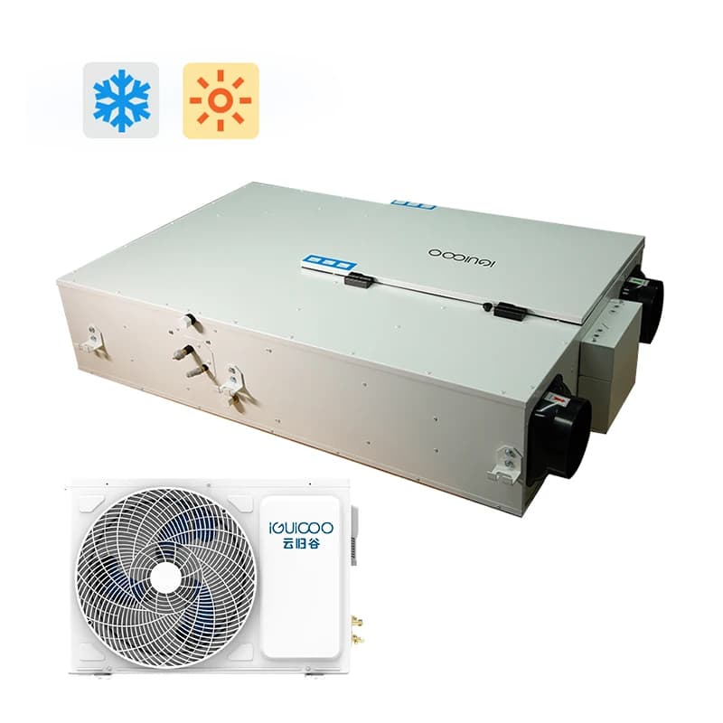 Ventilation Systems with air Recapitulation Air Contion Unit Heat Recovery Ventilation