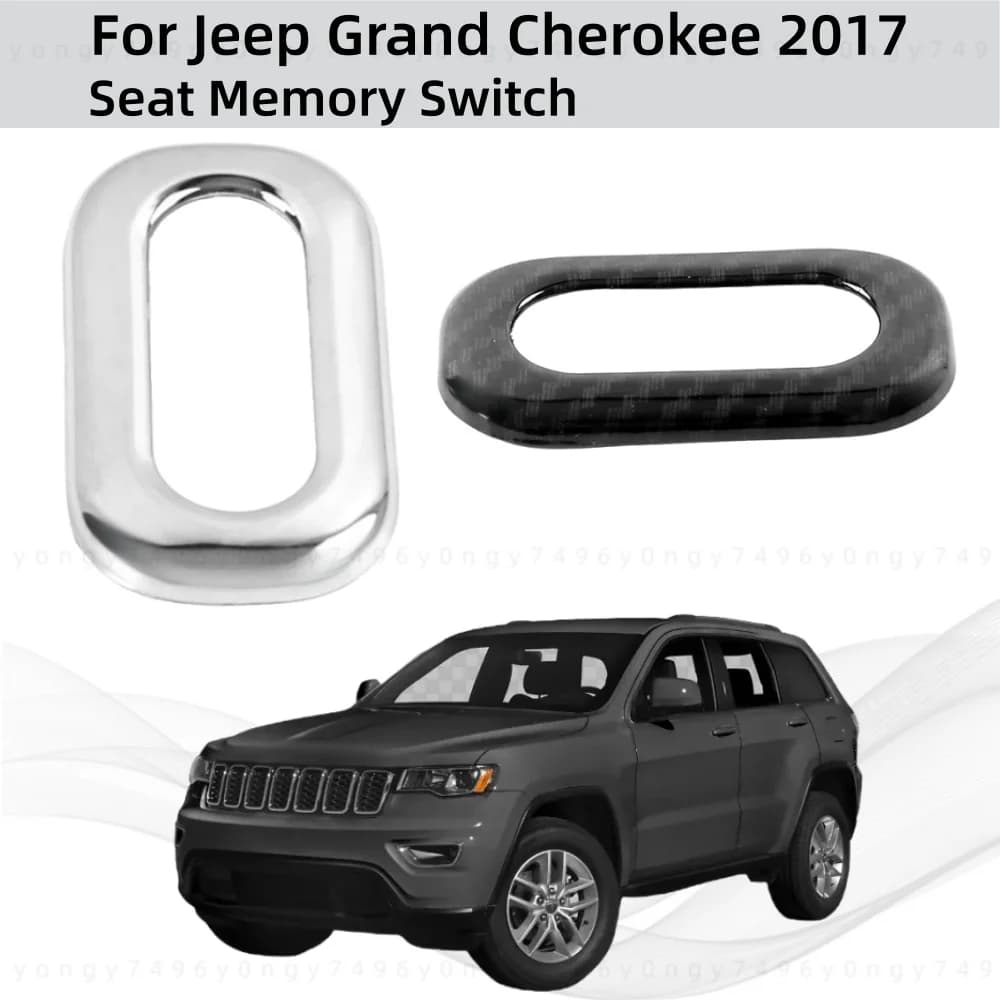 Car Upgrade Stickers Styling Carbon Seat Memory Switch For Jeep Grand Cherokee 2017 Modification Decoration Accessories