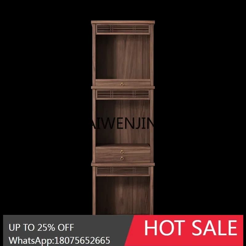 solid wood three-layer altar cabinet offering table shrine God of Wealth landlord