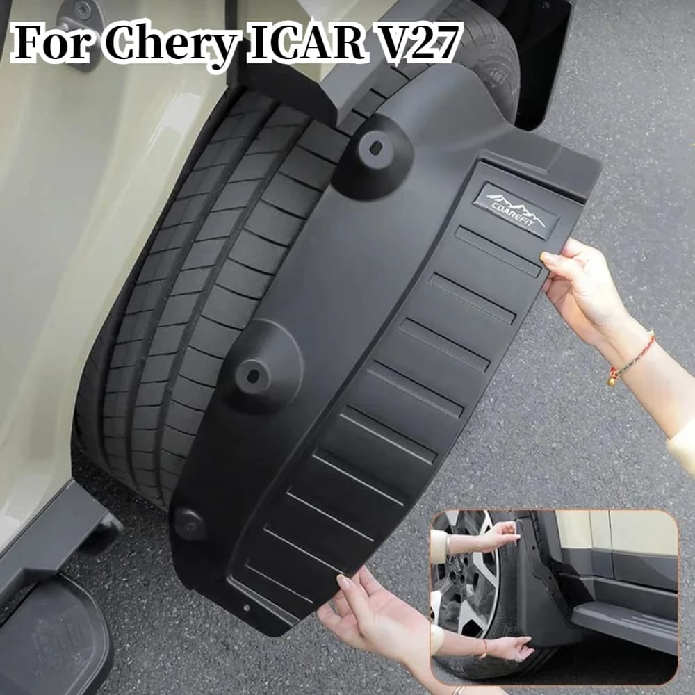 For Chery ICAR V27 2026 Car Mudflaps Mudguards Fender Front Rear Mud Flaps Mudguards Splash Guards Protecto Accessories