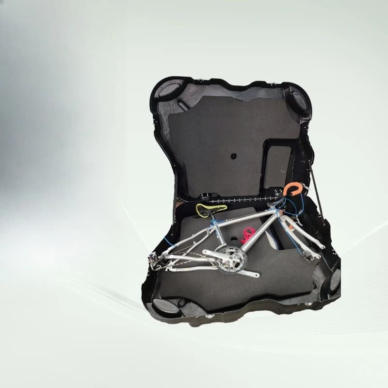 Bike box Bicycle check box Bicycle travel storage sorting Bicycle Plastic box