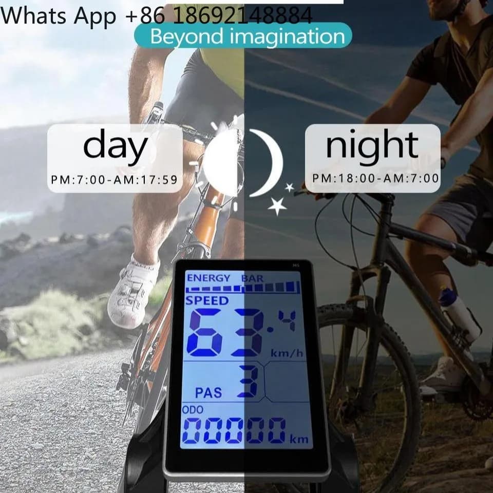 Mountain bike modification parts lcd-m5 electric scooter smart lcd display/waterproof connector