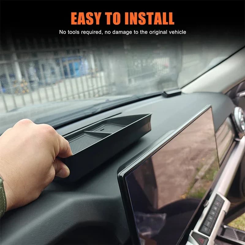 For Great Wall Tank 400 2023-2025 Car Center Console Organizer Compatible Hidden Storage Tray Behind Screen Dash Car Accessories