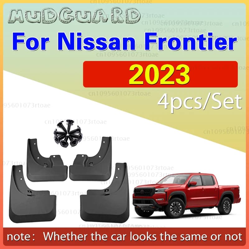 For Nissan Navara Frontier 2023 Low Trim Mudguards Piva Front Rear Auto Accessories Premium Quality Durable Design Perfect Fit