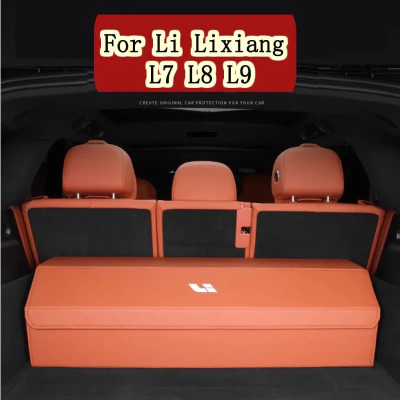 Car Trunk Storage Box Bag Interior Decoration Accessories For Leading Ideal Li Xiang Auto one L6 L7 L8 L9 Air Pro Max 2022 2023