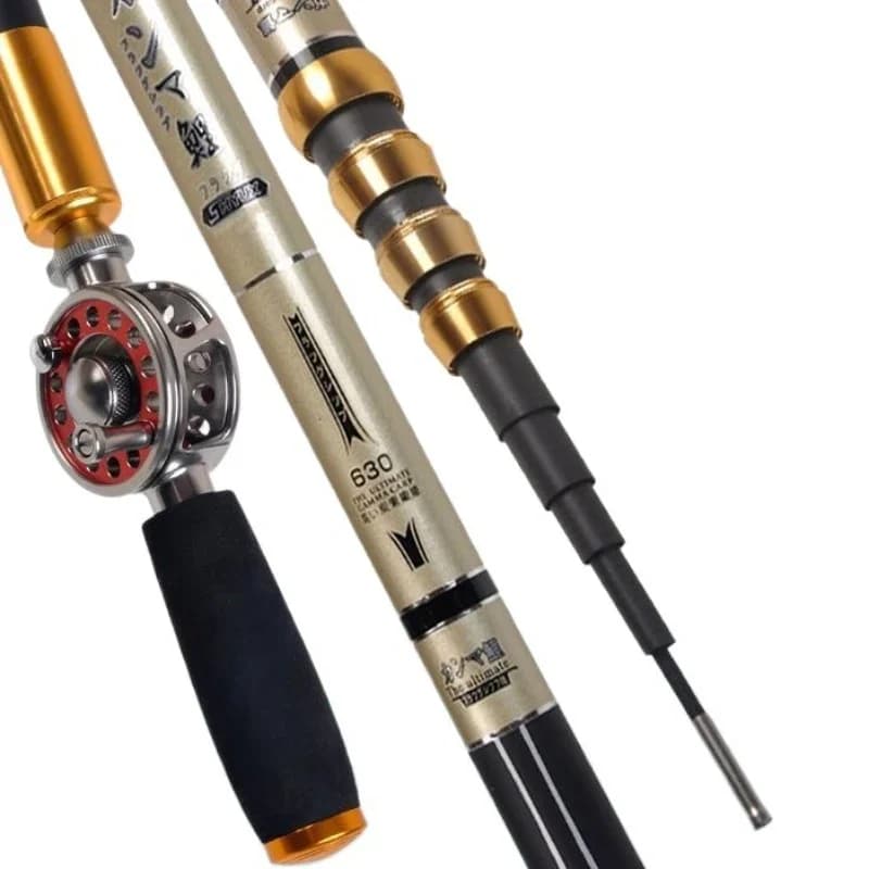 4.5M/5.4M/6.3M/7.2M/8.0M Adjust Position Super Light long Hard Carbon Fiber Hand Fishing Rod Telescopic Fishing Pole Stream
