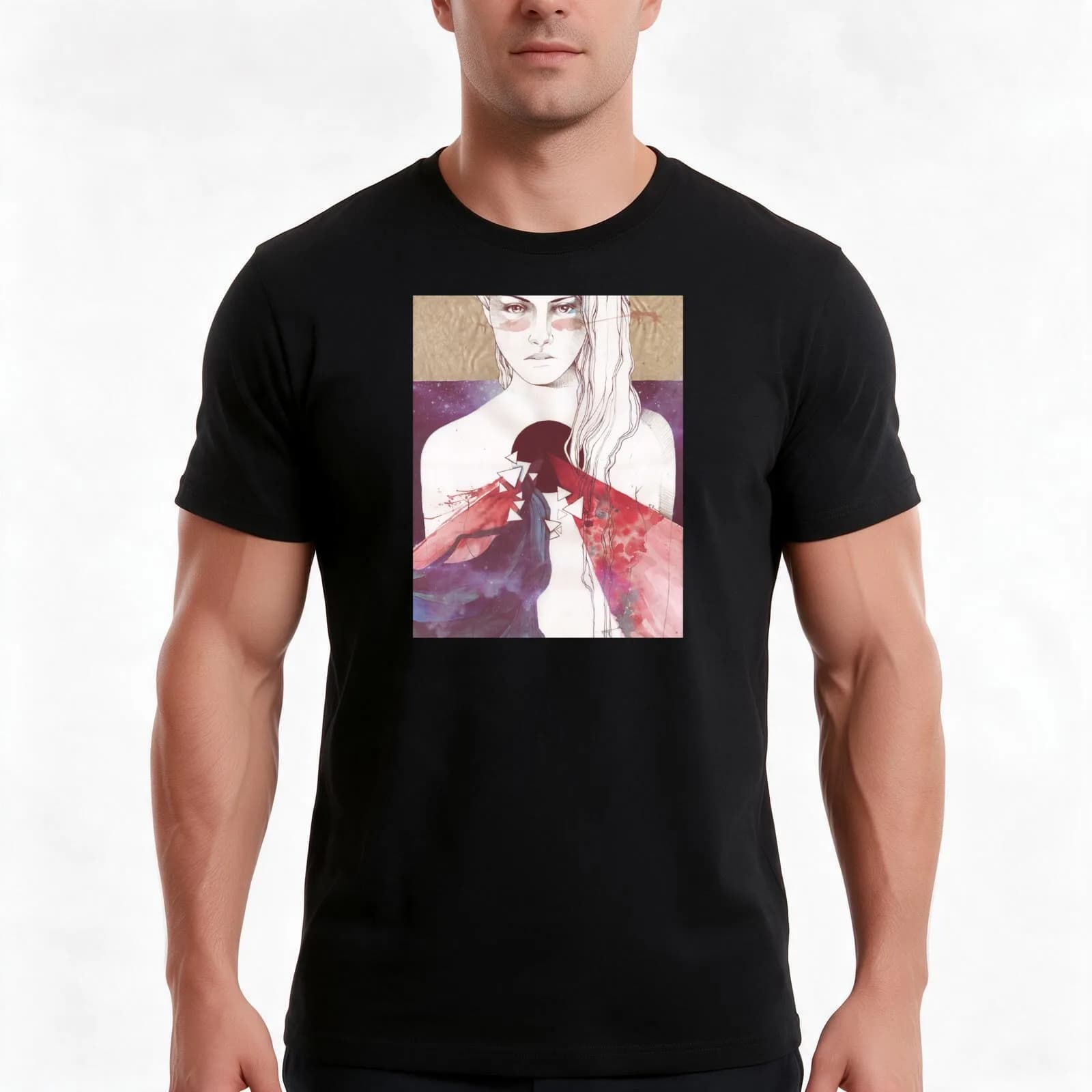 Supermassive Black Hole T-Shirt, Summer Casual Cotton Tee, Oversized Streetwear Tops, Vintage Graphic Print, Unisex Men Women