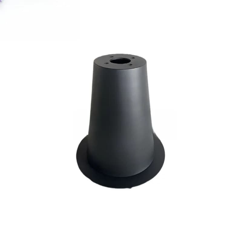 Durable and not bad round table multi-function dining table function hardware cone shape base