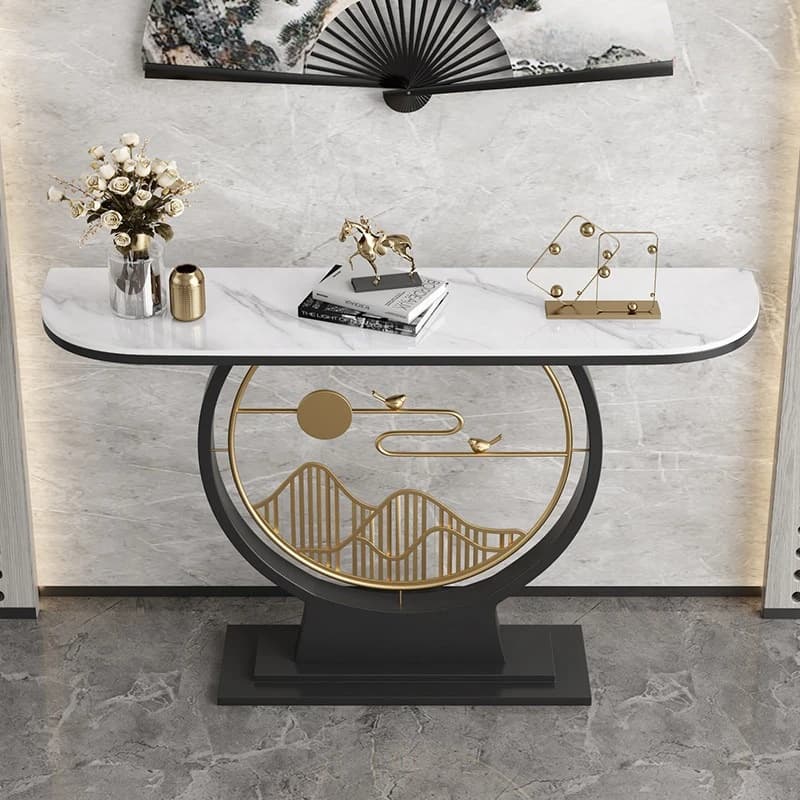 Modern light luxury entrance cabinet entrance rack modern simple console tables hallway living room mesa centro salón Furniture
