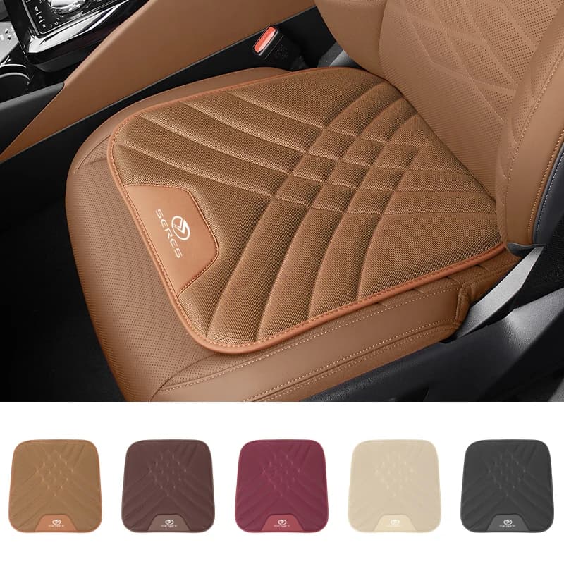 Car Leather Cushion Seat Protector Cover Anti-Slip Pad Accessories For Seres