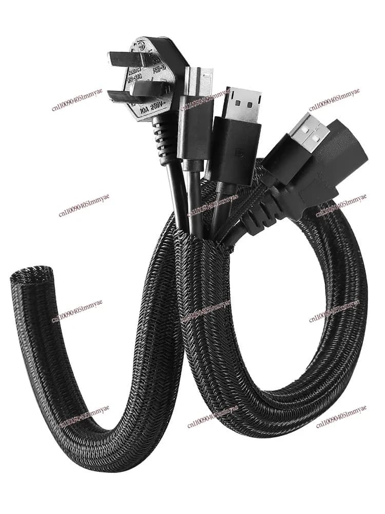 Computer cable storage cable artifact cable management tube anti-cat bite protective cover