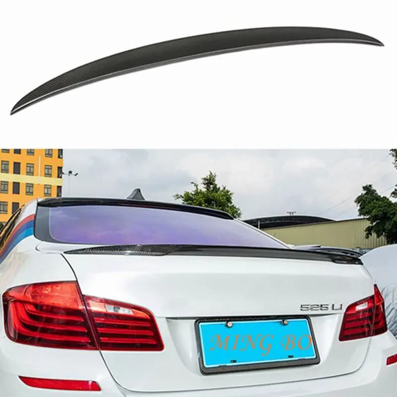 FOR BMW 5 Series F10 F18/F10 M5 Sedan P Style Carbon fiber Forged carbon Rear Spoiler Trunk wing 2009 2010 2011 2012 2013-2017