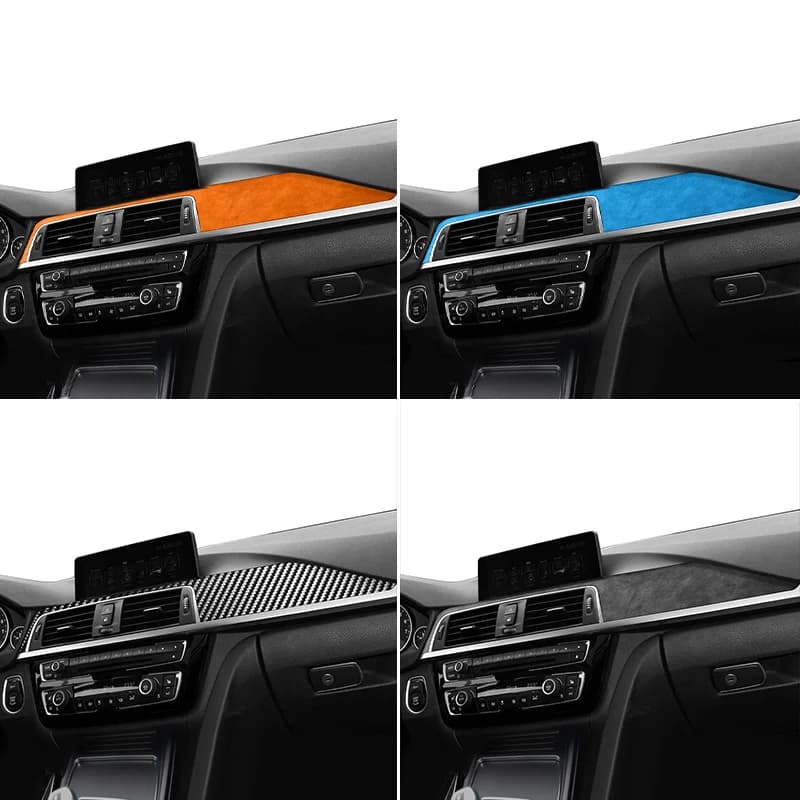Carbon Fiber For BMW F30 F32 F34 (2013-2019) Car Console Dashboard Instrument Trim Sticker Anti Scratch Interior Accessories