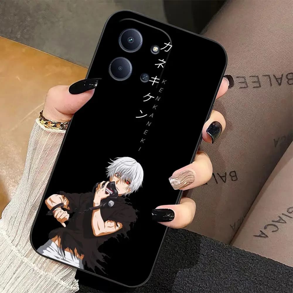 Phone Case For Redmi A1 A2 A3 A5 A7 15 15C 14C 13C 12C 12 10 10C 9T 9C 9A 9 8 8A K60 K40 Shell Cover Ken Kaneki T-Tokyo G-Ghoul