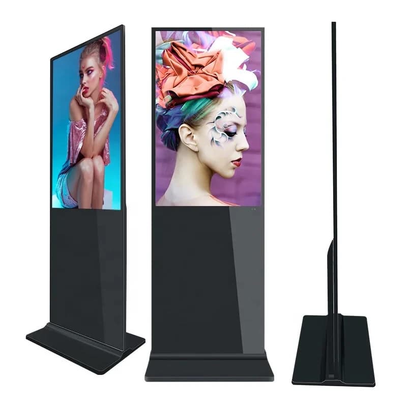 Video Digital nage Display Stand Indoor LCD Poster Screen Busins Advertising And Information Update
