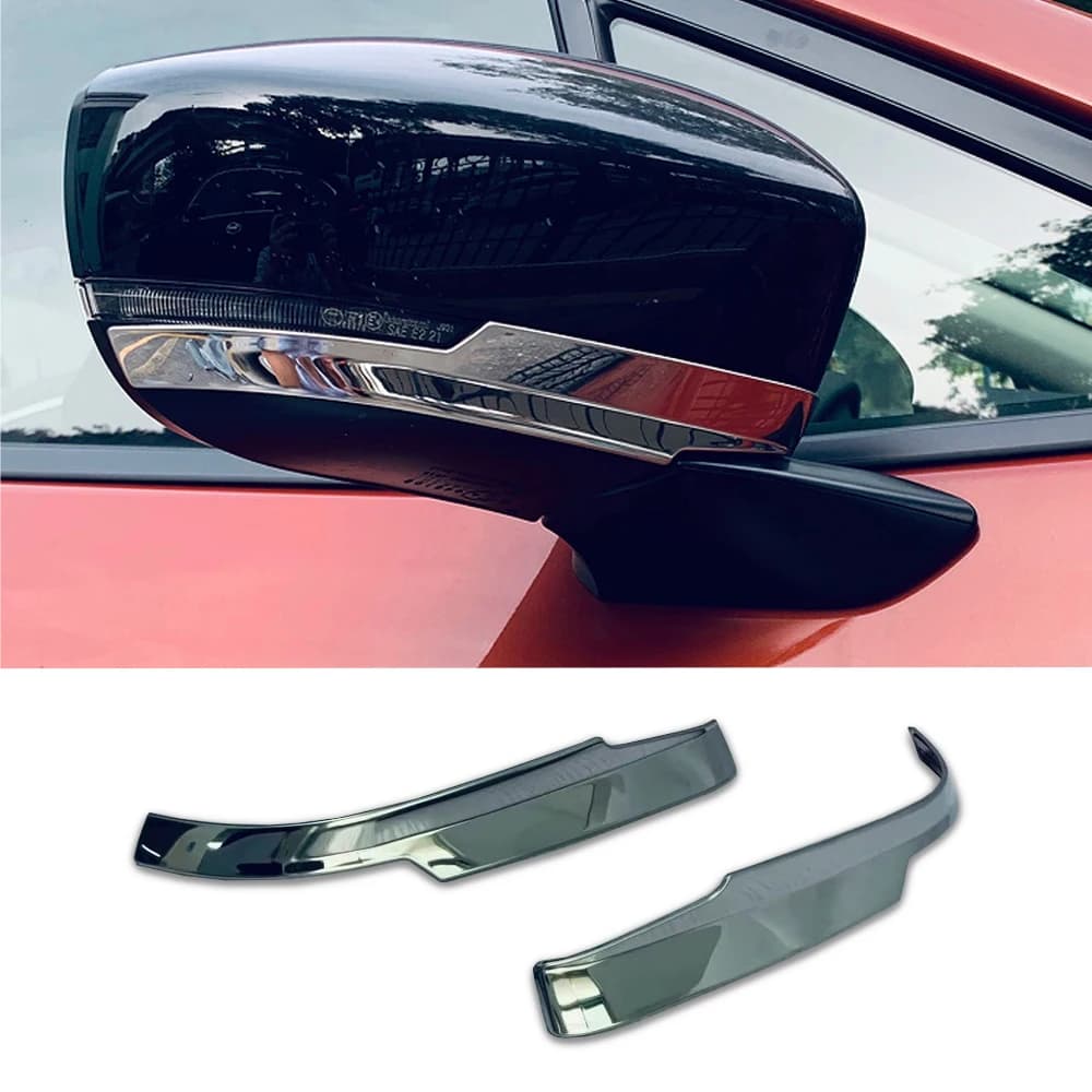 For Subaru Forester Chrome Rearview Mirror Cover Stripe Car Accessories Exterior Decoration Protector Trim Stickers 2025