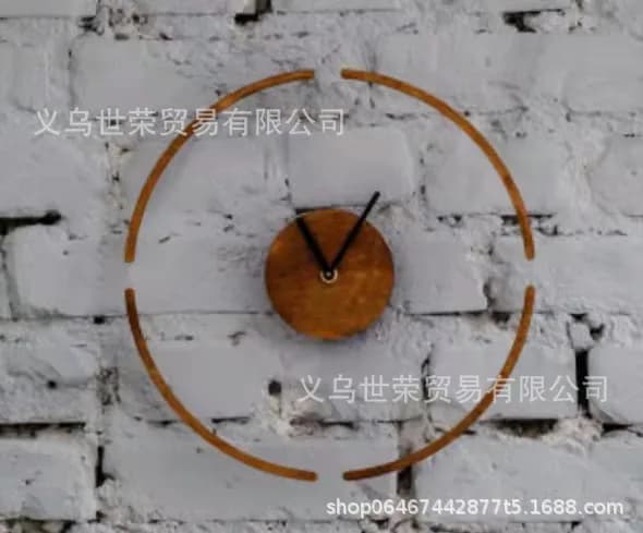 Wooden Wall Clock,Natural,Modern,Sinplicity,Ornaments,Frame