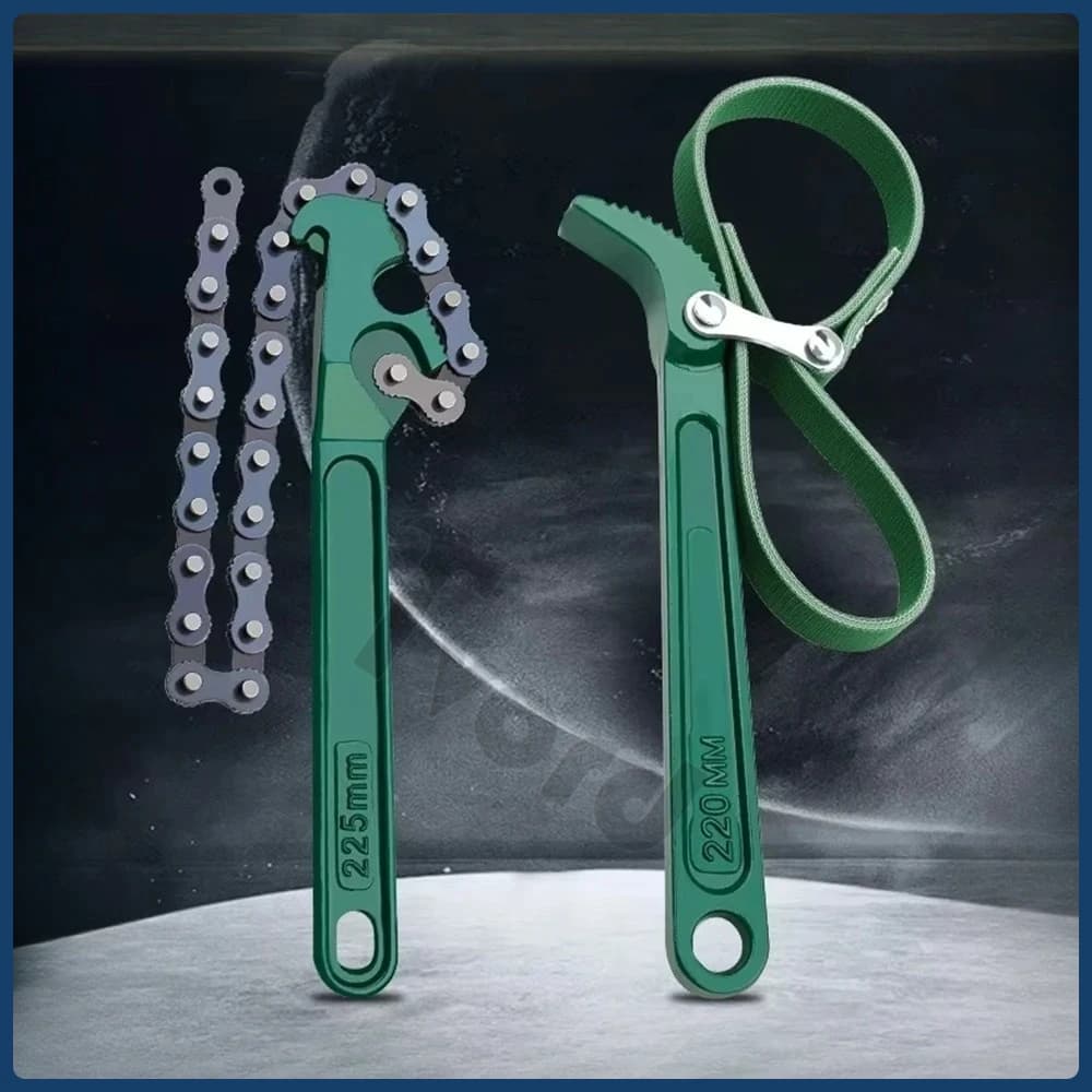Strap Filter Wrench Non Slip Multifunction Pipe Fittings Tools Belt Strap Wrench for Opening Pipe Fittings Plumbing Automotive