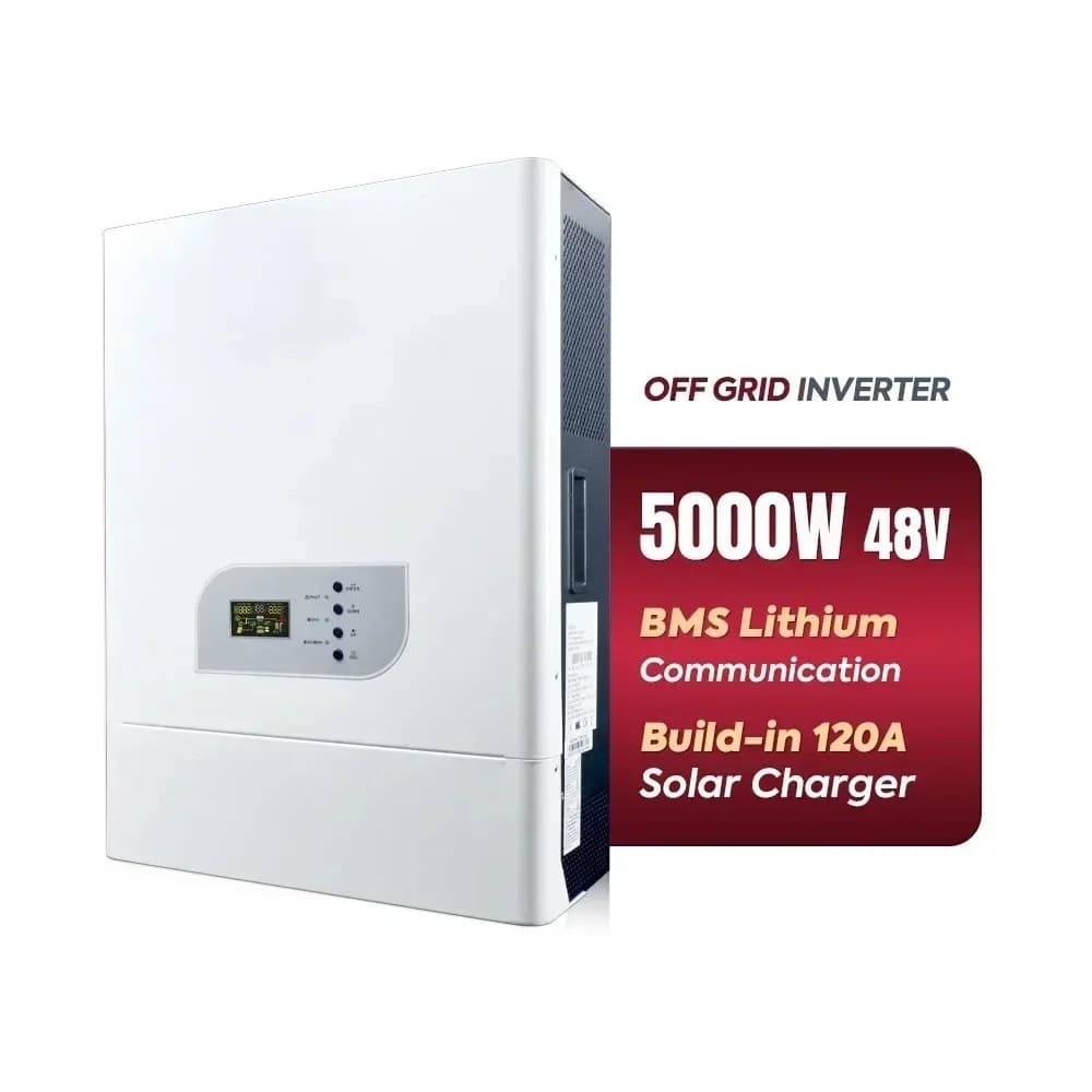 Solar power inverter dc to ac 12V 24V 48V 220v 5000w power inverter 24v low frequency 48v to 220Vac inverter