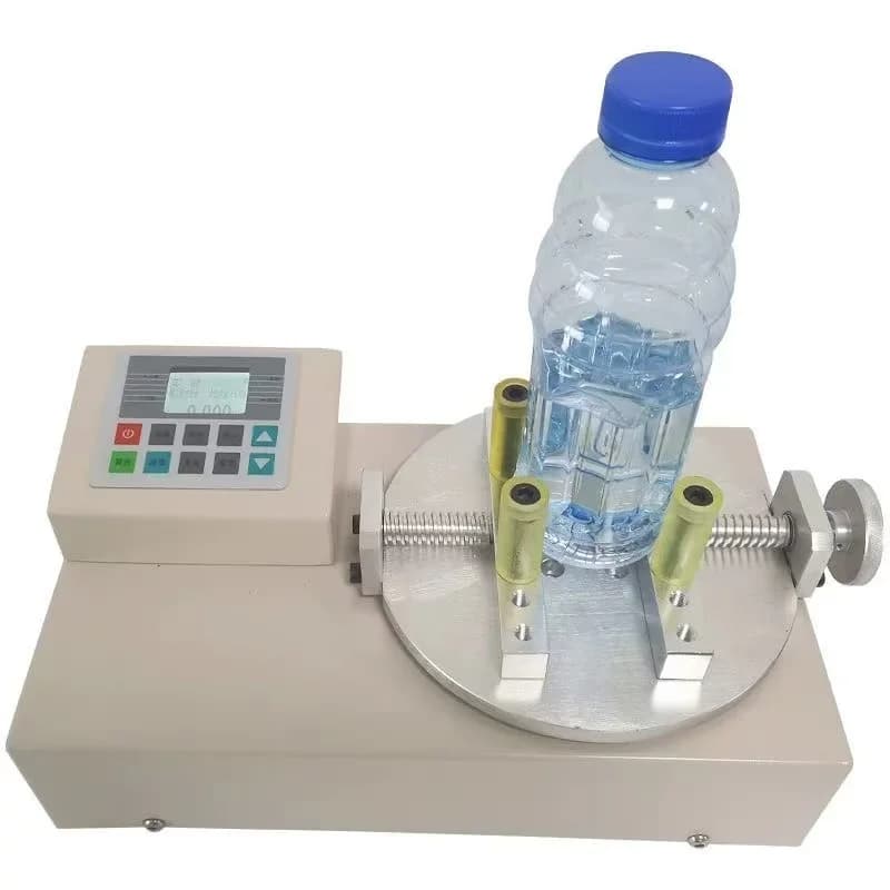 Bottle Cap Torque Tester for Cosmetics Bottles and Beverage Bottles, Fully Automatic Bottle Cap Torque Testing Machine