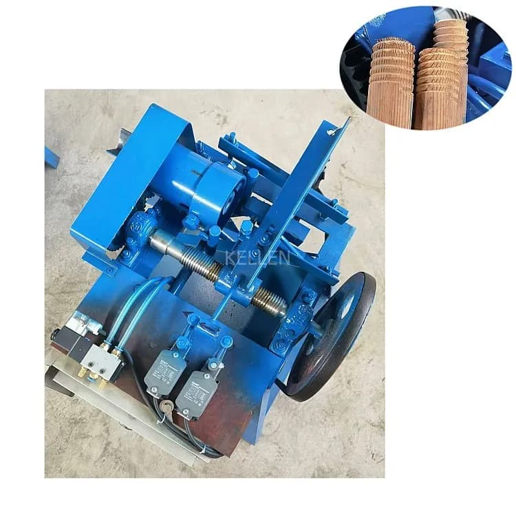 Wood Rod Screw Threading Machine Wood Brush Stick Hand Held Manual Wood Threading Machine