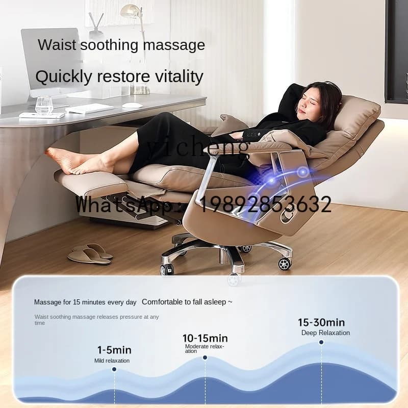 Electric Massage Executive Chair Luxury Comfortable Computer Chair for Business and Household Uses Executive Chair