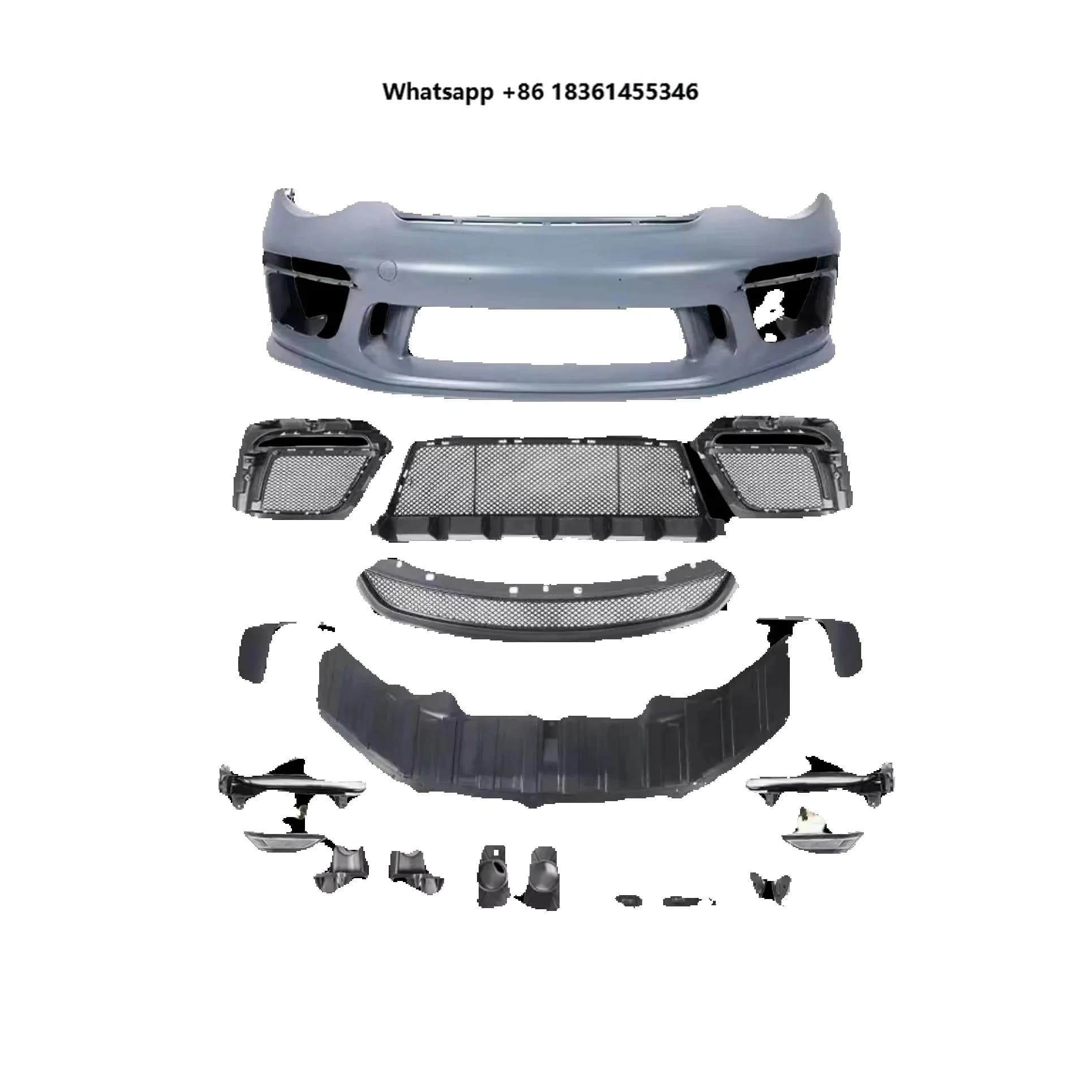 For 997 modified GT2RS Body kit Surround Car Accessories Front Bumper Assembly Spoiler