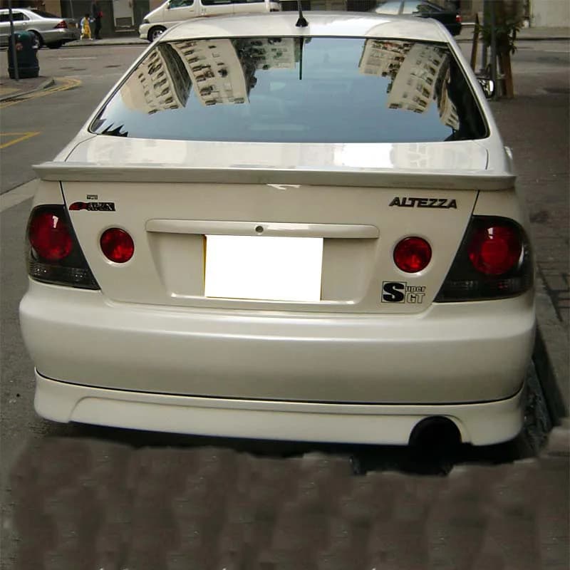 For 1999-2004 Lexus IS200 Modified TRD Style Black  Carbon Fiber Trunk Cover Spoiler High Quality Car Parts