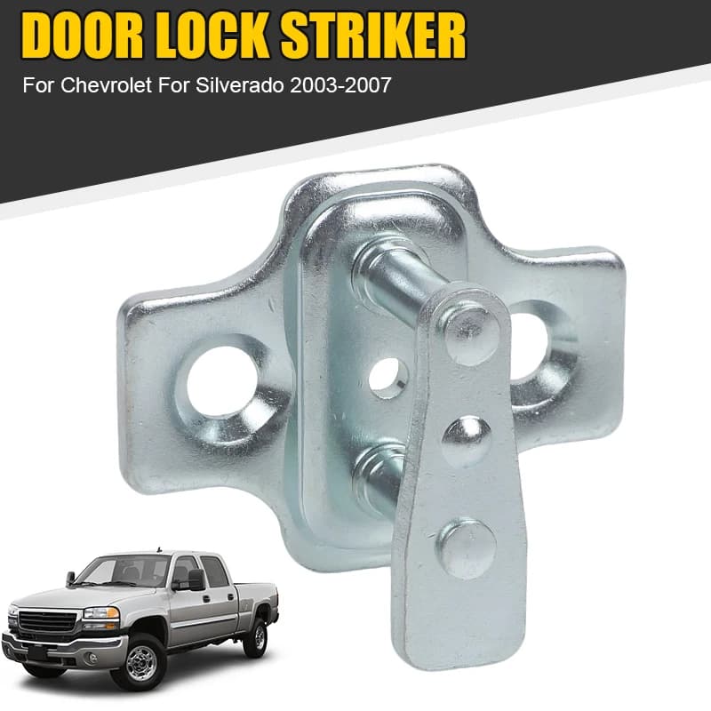 Car Front Door Lock Striker Door Catch Striker Latch Lock For Chevrolet Silverado GMC Sierra 2003 2004 2005 2006 2007 15120582