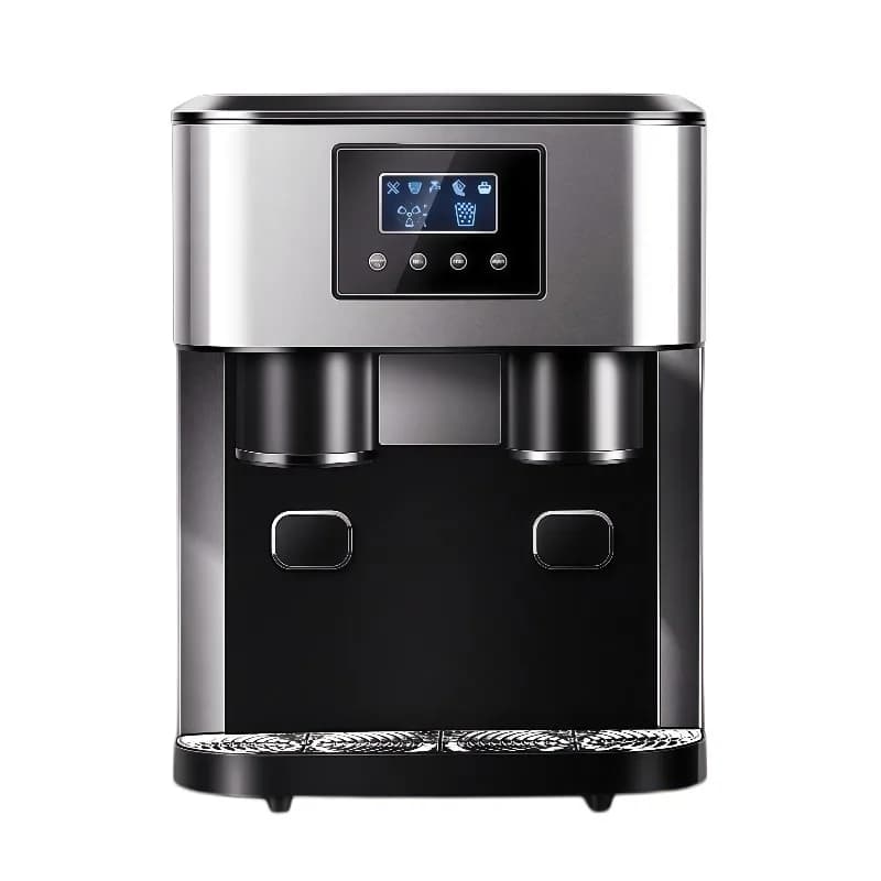 Ou plug small bar counter round ice automatic household ice machine crushed ice cold water