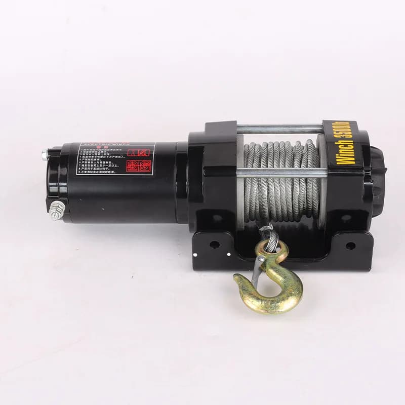 Electric Winch 12V24V Off-road Vehicle Self-rescue Car Winch Electric Hoist Vehicle Small Crane Volt Winch