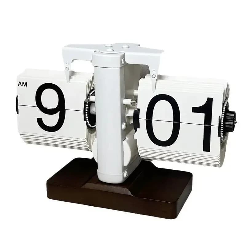 Wall-mounted Flip Clock Automatic Flip Electronic Clock Home Quartz Clock Internal Gear Operation
