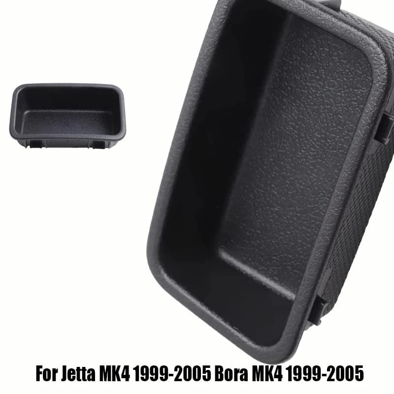 Black Car Center Console Armrest Storage Box 1J0858373C for Jetta MK4 1999-2005 Bora MK4 1999-2005 Golf MK4 1998-2006
