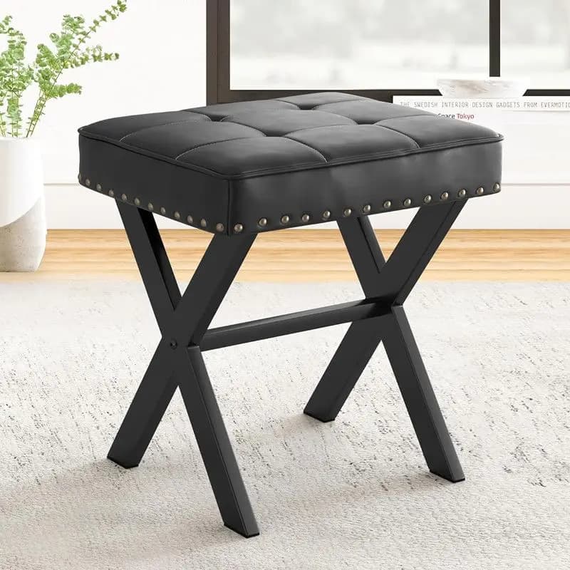 *a forNordic Luxury Leisure Shoe Bench - Home Bedroom Footstool, Vanity Stool & Sofa Waiting Area Stool, New Design*