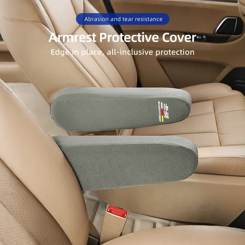 Car Armrest Protective Cover Seat Armrest Protector Auto Interior Accessories For Honda Mugen Power Civic 5D Accord 8 CRV Hrv