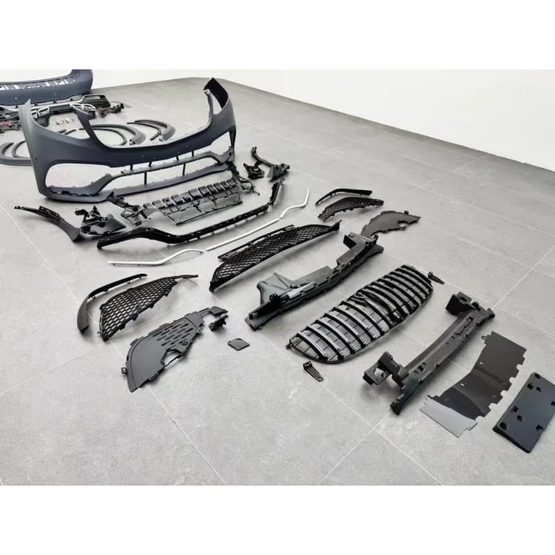 High Quality GLS63 Style Front Rear Bumper Body Kit Upgrade Fit For GLS Class X166 2016-2019