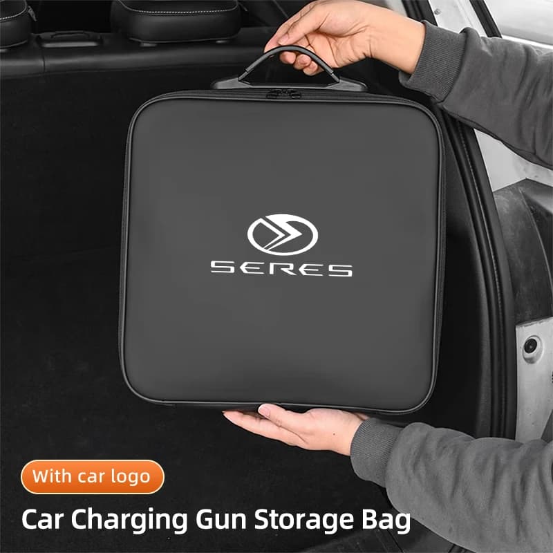 EV Car Charging Cable Storage Box Electric Vehicle Charger Cables Carry Bag For Seres M5 M7 M6 M8 M9 2023 2024 2025